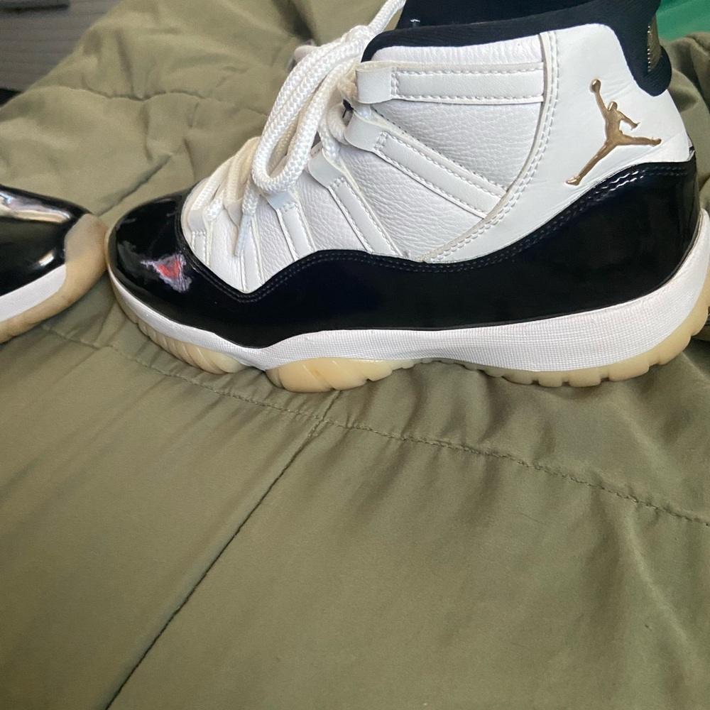 Jordan Athletic Shoes - White, Black, Gold